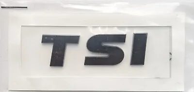 £8.99 • Buy VW TSI Lettering Rear Black Badge Dechrome VW POLO GOLF TIGUAN TOUAREG