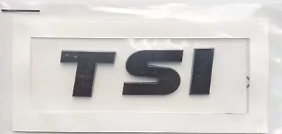 £8.99 • Buy VW TSI Lettering Rear Black Badge Dechrome VW POLO GOLF TIGUAN TOUAREG