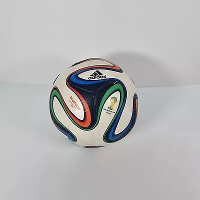 Adidas Soccer Ball World Cup Brazil 2014 Brazuca Mini Match Replica Sz 1 Train • $29.95