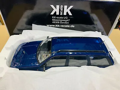 $85.90 • Buy KK Scale Models Volkswagen VW Passat B3 Estate VR6 Blue 1/18 Scale DieCast NIB