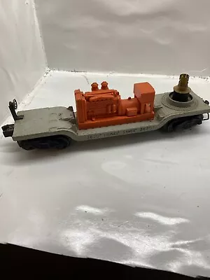 Lionel Lines 3620 Generator Search Light Flat Center Depressed Gray Car US O O27 • $9.99