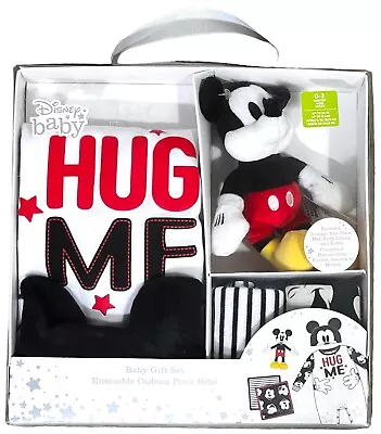 Disney Baby     Size 0-3 M    'HUG ME'   Mickey Mouse Baby Gift Set   Romper +++ • $10.20