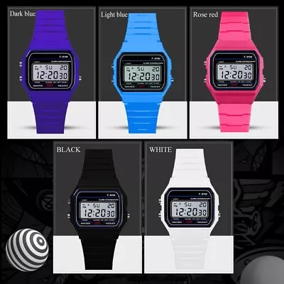 Luxury Classic Digital Watch F-91W Unisex Retro Vintage Sport LED Waterproof AU • $17.67