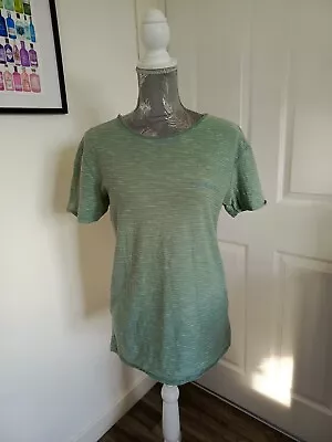 Quicksilver Short Sleeve Shirt Green XS • £4