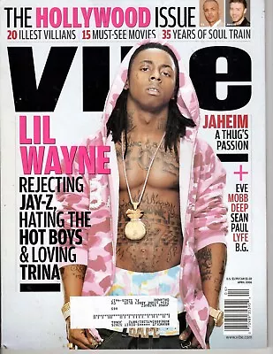 Lil Wayne Vibe Magazine The Hollywood Issue April 2006 Cash Money Young • $149.99