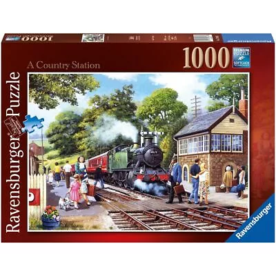 Ravensburger Country Station 1000 Piece Jigsaw Puzzles For Adults And Kids Age 1 • $30.41