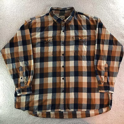 Red Head Men's  3XL Plaid 100% Cotton Long Sleeve Outdoor Active Flannel Shirt • $19.99