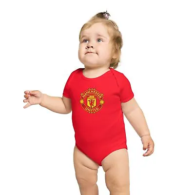 Manchester United Short Sleeve Baby Bodysuit • $35