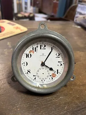 £242.81 • Buy Omega 8 Days Vintage Old Car Clock Watch Enamel Dial