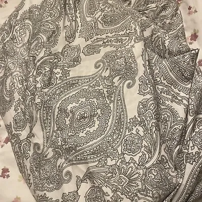 Ikea Jattevallmo Single Duvet Cover Plus 1 PillowcaseGrey Paisley • £9