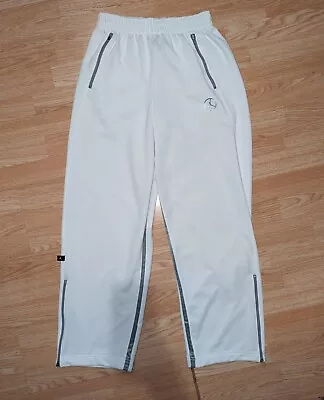 Nike Air Jordan Pants Mens Medium Jumpman Warm Up Basketball White Big  • $14.99