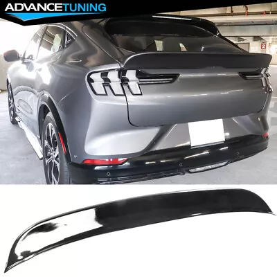 Fits 21-23 Ford Mustang Mach-E Gloss Black Duckbill Style Rear Trunk Spoiler PP • $89.99