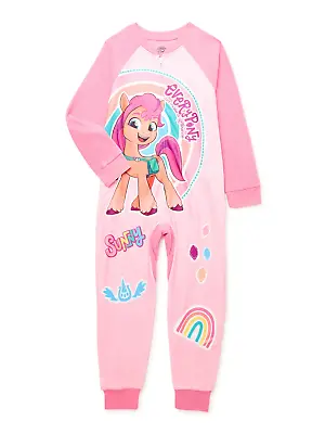 My Little Pony Girls One-Piece Footless Union Suit Pajamas Sizes 4-12 • $29.99