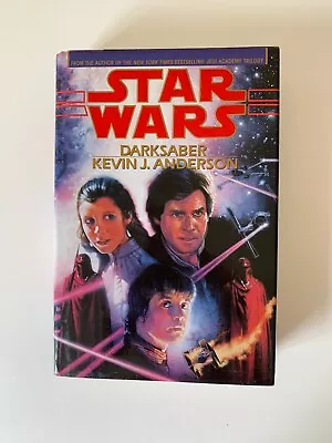 Star Wars: Darksaber By Kevin Anderson (Hardcover DJ 1995) Sci Fi Vintage Book • $38.50