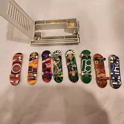 Tech Deck Finger Skateboards Lot Of 8 And Parts Box • $30