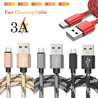 $8.28 • Buy 2M 3M Extra Long USB C Type C Data Android Phone Fast Charge Charger Cable Lead