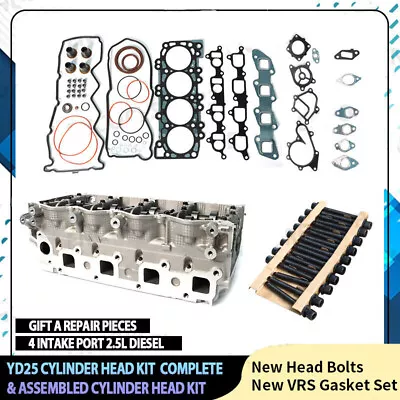 Complete Cylinder Head Kit Fits Nissan YD25 2.5L Diesel-Navara & Pathfinder AU • $1075