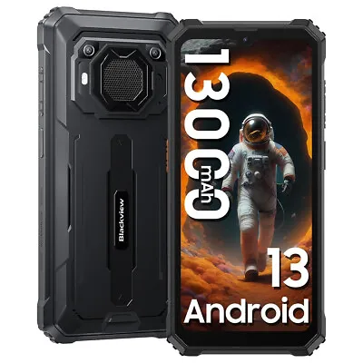 Blackview BV6200 Rugged Smart Phone 13000mAh 6.56  8GB+64GB(TF 1TB) Android 13 • $186.99