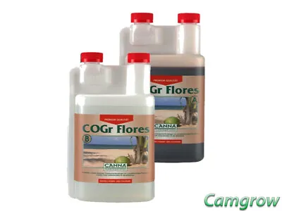 CANNA  COGr Flores 1Litre Bloom/Flowering Coco Nutrient Contains PH-Stabilisers • £20.45