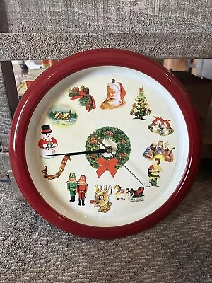 Vintage 1999 Maisto Christmas Musical Clock (Tested And Works) Beautiful Piece • $28.50