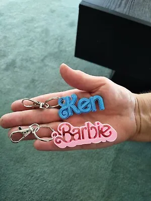 $9.99 • Buy Ken And Barbie Keychain