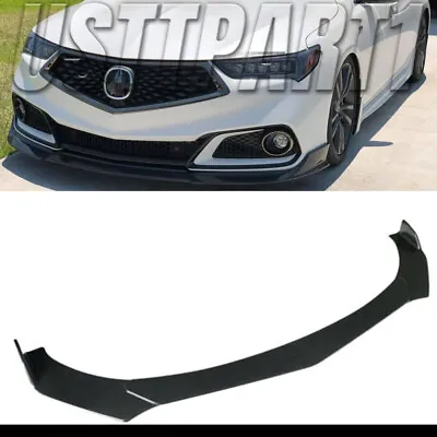 For ACURA TSX A-SPEC 04-2014 Gloss Black Front Splitter Bumper Lip Spoiler UP • $42.96