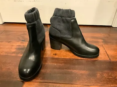 MM6 Maison Martin Margiela Black/Gray Sock Ankle Booties Size 7 (US) 37 (EU) • $191