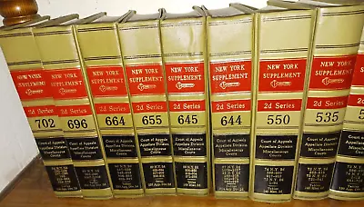 New York Supplement 2nd Series N Y S 2d Court Of Appellate Division Misc Courts • $65.99