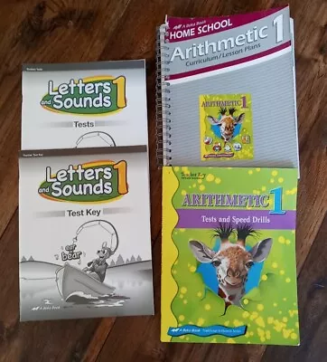Abeka 1st Grade Arithmetic And Letter Sounds • $28