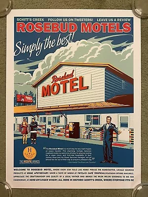 Schitt’s Creek Rosebud Motel Tv Show Art Print Poster Mondo Movie Mark Englert • $249.99