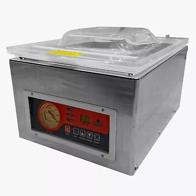 120W Table Top Single Chamber Vacuum Sealer Commercial Packing Sealing Machine • £139.99