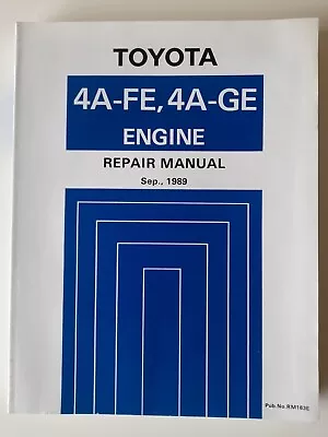 Toyota Engine Repair Manual. Genuine Toyota Motor Corporation. Book. Celica Etc. • £50