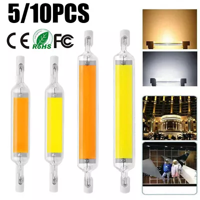 5-10Pc 78mm 118mm R7s LED Bulbs COB Light Dimmable Flood Lamp 5W 10W USA • $19.99