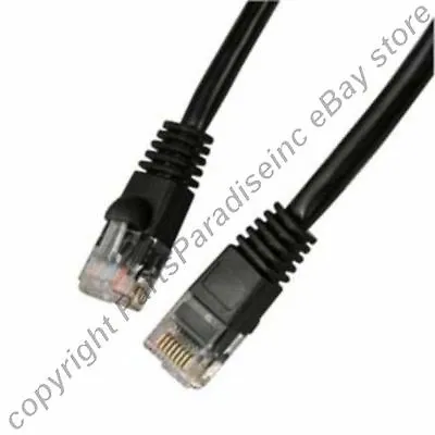 $3.99 • Buy 2ft RJ45Cat5e Ethernet/Internet Cable/Cord/Wire{BLACK{F