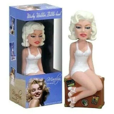 Marilyn Monroe Traveller Bobble-Head 15cm Funko Wacky Wobbler • £34.52