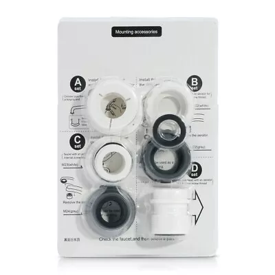 Enagic Kangen Leveluk 8 Piece Adapter Set For Large Plastic Diverter Small - NEW • $27.99