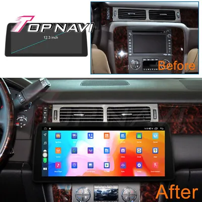 12.3Inch Androind 10.0 Car GPS Navi For GMC 2008-2012 Stereo Radio WIFI 4G RDS  • $414.19