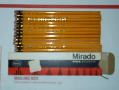 £10.92 • Buy 12  NOS VTG Berol Mirado Eagle 174-3 Medium Hard Pencils  Hand Writing Drafting