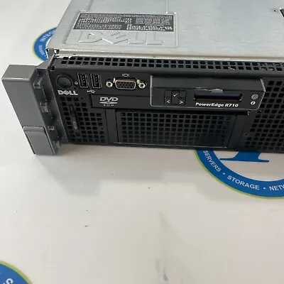 Dell PowerEdge R710 2.5  2U Server 2 X X5680 3.33GHZ 12-Core 256GB - 2 X 1TB SAS • $299