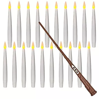 Floating Candles With Magic Wand Remote (6/18H Timer) 20pcs 6.1” Hanging Fla... • $58.43