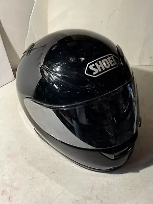 Shoei RF 1100 Full Face Motorcycle Helmet Gloss Black Size XXL Good Condition • $49.95