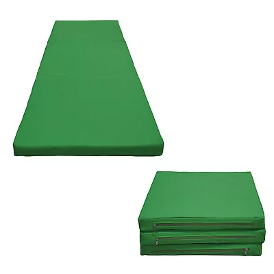 Folding Yoga Green Mat - Gymnastics Floor Exercise Gym Mat - 180Cm*60Cm*5Cm • $44.95