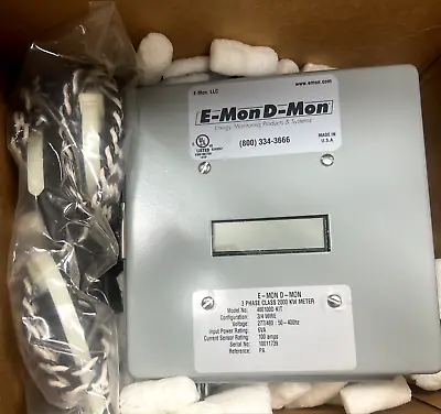 NEW BOX E-MON 480100D KIT 277-480V Class 2000kw Meter  *SHIPS SAME DAY UPS* • $1200