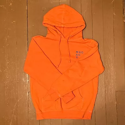 MAC MILLER Orange CIRCLES Heavyweight Hoodie (S) • $40