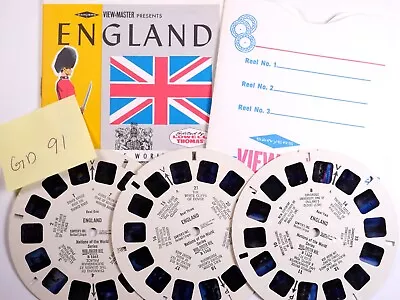 View-Master England 3 Reels & Book B156 • $12