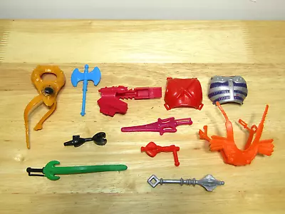 Vintage 1980's MOTU Action Figure Accessories & Weapons Collection Lot • $25