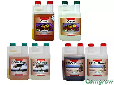 £21.95 • Buy CANNA Coco A+B, CANNA CoGr Vega & Flores A+B & Buffering Agent Hydroponics 