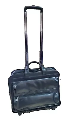 McKlein USA CHATHAM 86865C Black Wheeled 17  Double Compartment Laptop Case • $49