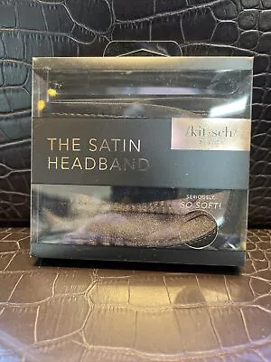 New Kitsch Satin Headband Black • $5.99
