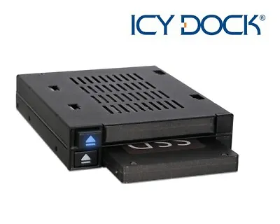 New ICY Dock MB522SP-B FlexiDOCK Dual Bay 2.5  SATA SAS SSD HDD Mobile Rack • £57.59